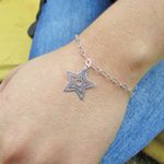 Pulseira De Estrela Em Prata 925