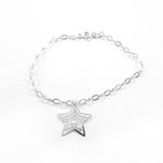 Pulseira De Estrela Em Prata 925