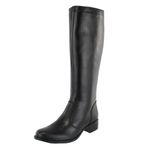 Bota Montaria Canela Couro Ridding Boots Preto 