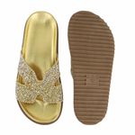 Papete Pipa Slide Pedraria Dourado