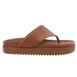 Flatform Búzios Dedo Tira Larga Caramelo