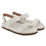 Papete Havaí Franzido Velcro OffWhite