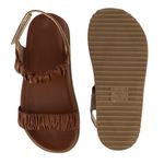 Papete Havaí Rasteira Velcro Caramelo