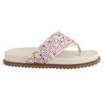 Papete Paris Detalhe Colorido Toe Offwhite
