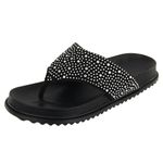Papete Paris Hotfix Prata Toe Preto 