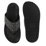 Papete Paris Hotfix Prata Toe Preto 