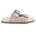 Papete Rio de Janeiro Detalhe Colorido Fivela OffWhite