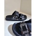 Papete NY Fivelas Apliques Preto