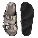 Papete NY Enfeites Metal Prata Velho