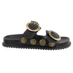 Papete Veneza Detalhe Boho Chic Preto