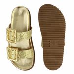 Papete Tóquio Maxi Fivela Brilho Dourado