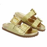 Papete Tóquio Maxi Fivela Brilho Dourado