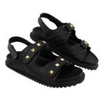 Papete Egito Velcro Detalhe Triagulo Preto