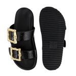 Papete Grécia Maxi Fivela Preto