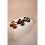 Papete Ilhabela Flat Duo Anatômica Preto/Caramelo