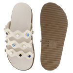 Papete Holambra Slide Casual Detalhe OffWhite