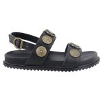 Papete LA Rasteira Boho Enfeite Metal Preto