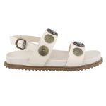 Papete LA Sandália Detalhe Metal Ouro Velho OffWhite