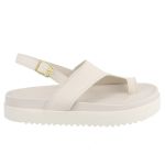Flatform Bahia Sandália Dedo OffWhite