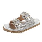 Papete Las Vegas Pedraria Strass Prata