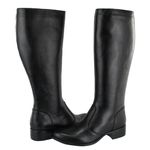 Bota Montaria Canela Couro Ridding Boots Preto 