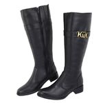 Bota Montaria Gramado Cano Alto Enfeite Bridão Preto