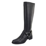 Bota Montaria Kansas Cano Longo Cabresto Preto