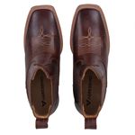 Botina Country em Couro Masculina Fossil Tabaco