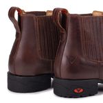 Botina Country em Couro Masculina Fossil Tabaco