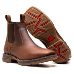 BOTA TEXANA MOD 03 ANATÔMICA COURO RÚSTICO CELA BICO QUADRADO