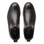  BOTA CHELSEA ANATÔMICA COURO FLOATHER CAFÉ ALMOFADADA