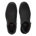 BOTA COMFORT ANATÔMICA ZIPADA COURO NOBUCK PRETO