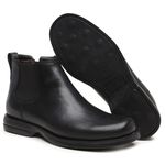  BOTA CONFORT ANATÔMICA COURO LÁTEGO PREMIUM PRETO ALMOFADADA 