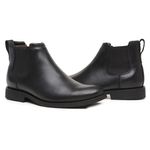  BOTA CHELSEA ANATÔMICA COURO LÁTEGO PREMIUM PRETO ALMOFADADA
