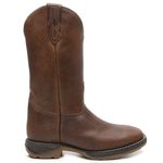 BOTA MASCULINA TEXANA COURO RÚSTICO CELA CANO ALTO (SEM FLORÃO)