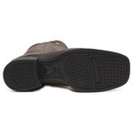 BOTA STRONG BICO QUADRADO RÚSTICO CAFÉ/PRETO/CAFÉ - CANO ELÁSTICO