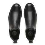  BOTA CHELSEA ANATÔMICA COURO FLOATHER PRETO ALMOFADADA