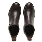  BOTA CHELSEA FEMININA ANATÔMICA COURO FLOATHER CAFÉ