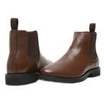  BOTA CHELSEA FEMININA ANATÔMICA COURO FLOATHER CARAMELO