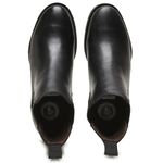  BOTA CHELSEA FEMININA ANATÔMICA COURO FLOATHER PREMIUM PRETO