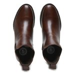  BOTA CHELSEA FEMININA ANATÔMICA COURO LÁTEGO PREMIUM WHISKY