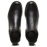 BOTA COMFORT ANATÔMICA COURO FLOATHER PRETO ALMOFADADA