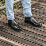 BOTA CHELSEA ANATÔMICA COURO LATEGO PREMIUM PRETO