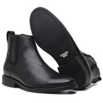  BOTA CHELSEA ANATÔMICA COURO FLOATHER PRETO