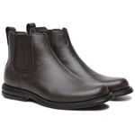 BOTA COMFORT ANATÔMICA COURO FLOATHER CAFÉ