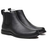 BOTA COMFORT ANATÔMICA COURO FLOATHER PRETO