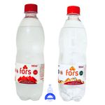 MIX SABORES MELANCIA E TANGERINA -6 unidades: Água c/ Gás Saborizada Melancia 510ml + 6 Unidades: Água c/ Gás Saborizada Tangerina 510ml - Fors - Fardo Fechado = 12 unidades