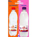 MIX SABORES TANGERINA E LICHIA- 6 unidades: Água c/ Gás Saborizada Tangerina 510ml + 6 Unidades: Água c/ Gás Saborizada Lichia 510ml - Fors - Fardo Fechado = 12 unidades