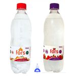 MIX SABORES TANGERINA E LICHIA- 6 unidades: Água c/ Gás Saborizada Tangerina 510ml + 6 Unidades: Água c/ Gás Saborizada Lichia 510ml - Fors - Fardo Fechado = 12 unidades