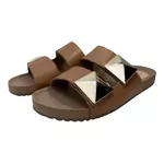 Sandália Slide Cleópatra - Caramelo